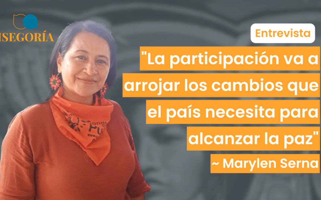 “La participación va a arrojar los cambios que el país necesita para alcanzar la paz”: Marylen Serna, asesora del ELN sobre participación social