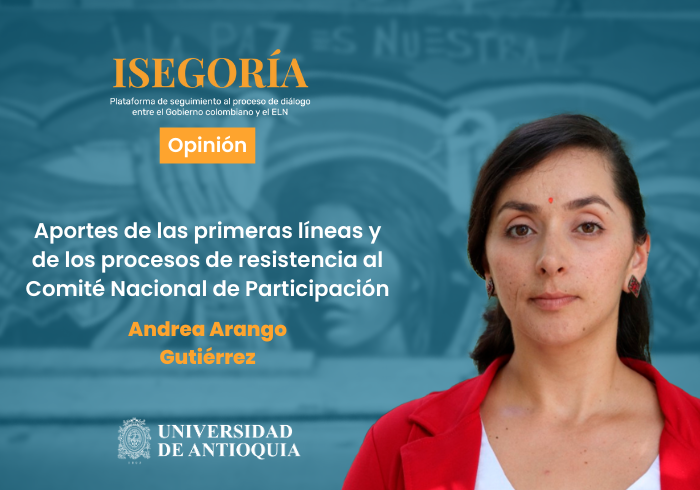 Aportes de las primeras líneas y de los procesos de resistencia al Comité Nacional de Participación